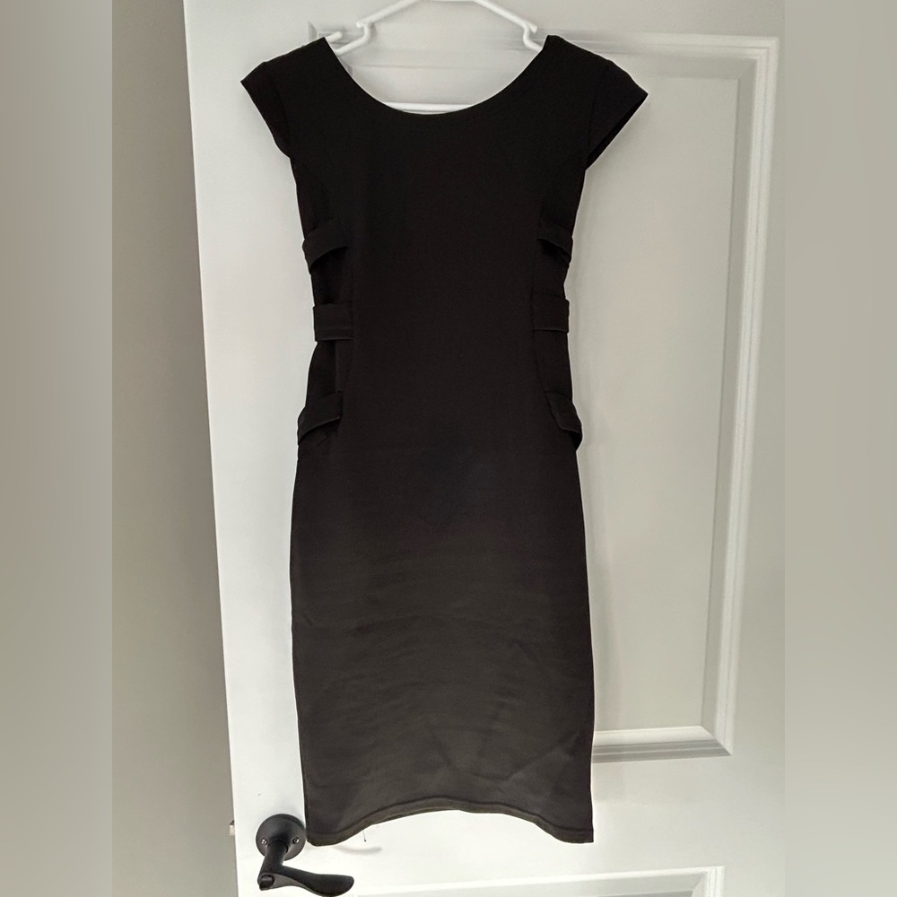Elegant Black Midi Dress